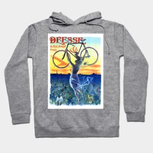 Vintage Travel Poster France Deesse Bicycles Hoodie